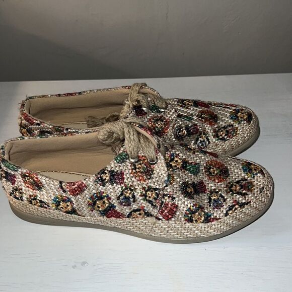 CALZALEON Woven Frida Kahlo Shoes-7.5 - Picture 2 of 8